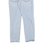 LEVI'S 501CT Womens Jeans Blue Classic Straight Denim Light W28 L27 Ripped