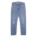 LEVI'S 505 Mens Jeans Blue Regular Straight Denim Medium W30 L32 Classic Zip