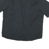 WRANGLER Mens Black Short Sleeve Cotton Blend Shirt XL Casual Button Pocket