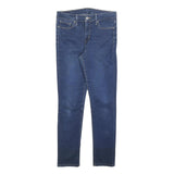 LEVI'S Womens Slim Blue Denim Slim Skinny Jeans W29 L28 Classic Stretch Zip