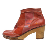ART Ankle Boots Maroon Leather Womens UK 6