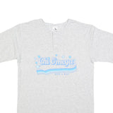 AUGUSTA Womens Grey Chi Omega Graphic Modern M Short Sleeve Crew Neck Cotton