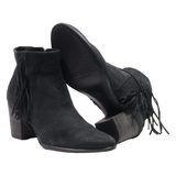 ECCO Block Heels Black Leather Womens UK 6