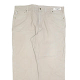 CARHARTT Mens Cotton Blend Beige Loose Straight Trousers W44 L32 Casual Workwear
