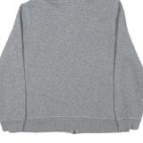 NAUTICA Womens Grey Hoodie L Zip Up Cotton Blend Casual Sweatshirt