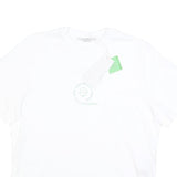 STELLA MCCARTNEY Womens White XS Short Sleeve Crew Neck Organic Cotton T-Shirt