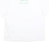 STELLA MCCARTNEY Womens White XS Short Sleeve Crew Neck Organic Cotton T-Shirt
