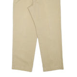 NAUTICA Mens Cotton Blend Beige Regular Fit Straight Leg Trousers W34 L28 Casual