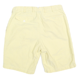 POLO RALPH LAUREN Mens Shorts Yellow Casual Plain M W30 Cotton Blend Classic Fit