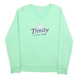 CHAMPION Womens Green Trinity Christian College Crew Neck XL Cotton Blend