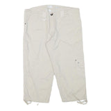 DASH Womens Shorts Beige Casual Cotton Blend XL W33 Cargo Style