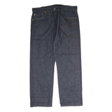 LEVI'S 501 Mens Jeans Blue Regular Straight Denim Raw W38 L30 Classic Fit Zip