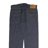 LEVI'S 501 Mens Jeans Blue Regular Straight Denim Raw W38 L30 Classic Fit Zip