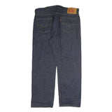 LEVI'S 501 Mens Jeans Blue Regular Straight Denim Raw W38 L30 Classic Fit Zip