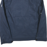 NAUTICA Mens Blue Zip Jacket M Polyester Blend Plain Lightweight Casual