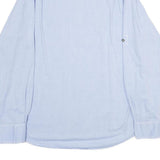 TOMMY HILFIGER Mens Blue Cotton Shirt L Button Front Casual Shirt L