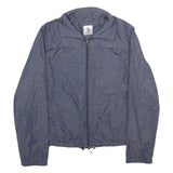 U.S. POLO ASSN Mens Blue Zip Jacket S Woven Lightweight Casual