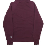 CHAMPION Mens Maroon Hoodie M Cotton Blend Pullover Classic Logo Sweatshirt