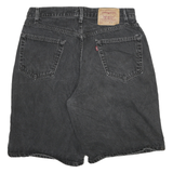 LEVI'S Mens Black Denim Classic Fit Shorts XL W32 Casual Cotton