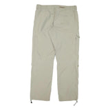 SCHOFFEL Womens Polyester Blend Beige Regular Straight Trousers W34 L30 Outdoor