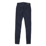 LEVI'S 710 Womens Jeans Blue Slim Skinny Denim Raw W26 L29 Stretch Cotton Blend