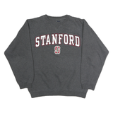 J.AMERICA Mens Grey Stanford Crew Neck S Cotton Sweatshirt Pullover