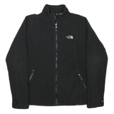 THE NORTH FACE Womens Black Jacket M Polyester Blend Plain Zip Outdoor Casual