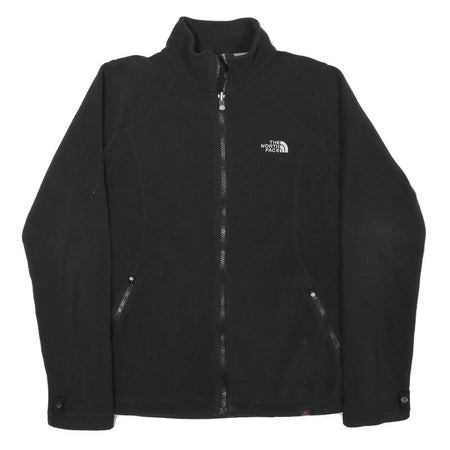 THE NORTH FACE Womens Black Jacket M Polyester Blend Plain Zip Outdoor Casual