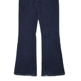 LEE Womens Blue Regular Flared Denim Woven Jeans W28 L29 Classic Zip Cotton
