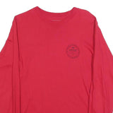 VANS Mens Red Graphic Long Sleeve Crew Neck T-Shirt S Cotton Blend