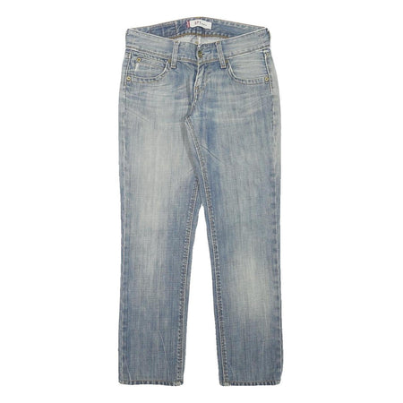 LEVI'S 571 Womens Jeans Blue Slim Straight Denim Light W27 L26 Classic Fit