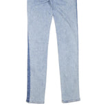 JACK AND JONES Mens Slim Light Blue Denim Stone Wash W28 L31 Contrast Side Panel