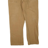 DICKIES Mens Beige Regular Straight Denim Light W42 L32 Workwear Zip Fly