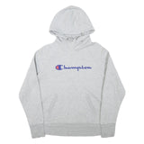 CHAMPION Mens Grey Hoodie M Cotton Blend Pullover Sweatshirt
