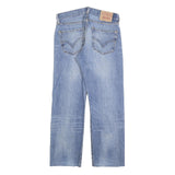 LEVI'S 501 Mens Jeans Blue Regular Straight Denim Light W31 L26 Classic Cotton