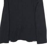 ZARA WOMAN Womens Black Jacket S Polyester Blend Button Plain Tailored Blazer