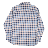 LEE Mens Blue & Pink Check Shirt XL Cotton Blend Casual Long Sleeve