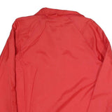 Womens Red Plain Button Jacket L Polyester Blend Casual Outerwear