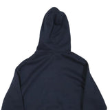 SLAZENGER Womens Navy Hoodie UK 8 Cotton Blend Casual Pullover Sweatshirt