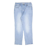 LEVI'S Womens Regular Fit Blue Denim Straight Jeans Cotton Blend W32 L29 Classic