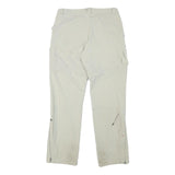 COLUMBIA Mens Regular Fit Beige Outdoor Cargo Trousers W30 L29 Zip Polyester