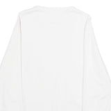 LEVI'S Mens White S Cotton Crew Neck Sweatshirt Palm Tree Print Casual