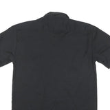 DICKIES Mens Black Disneyland Resort Work Shirt S Cotton Blend Short Sleeve