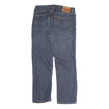 LEVI'S Mens Regular Fit Blue Denim Plain Jeans W32 L30 Zip Cotton Classic