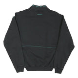 ADIDAS Mens Black & Teal Equipment Sweatshirt Collared XS Half Zip Casual Sport