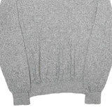 TOMMY HILFIGER Mens Grey Plain Cotton V-Neck Basic Knit Jumper L Classic Style