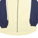 WILSON Womens Cream & Navy Zip Track Jacket XL Polyester Colourblock Sport