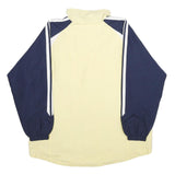 WILSON Womens Cream & Navy Zip Track Jacket XL Polyester Colourblock Sport