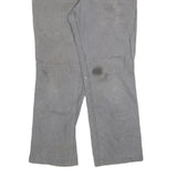CARHARTT Mens Cotton Blend Grey Relaxed Straight Trousers W32 L30 Workwear