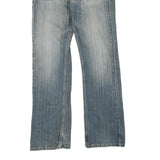 LEVI'S Mens Regular Blue Denim Medium Wash W34 L33 Classic Zip Jeans